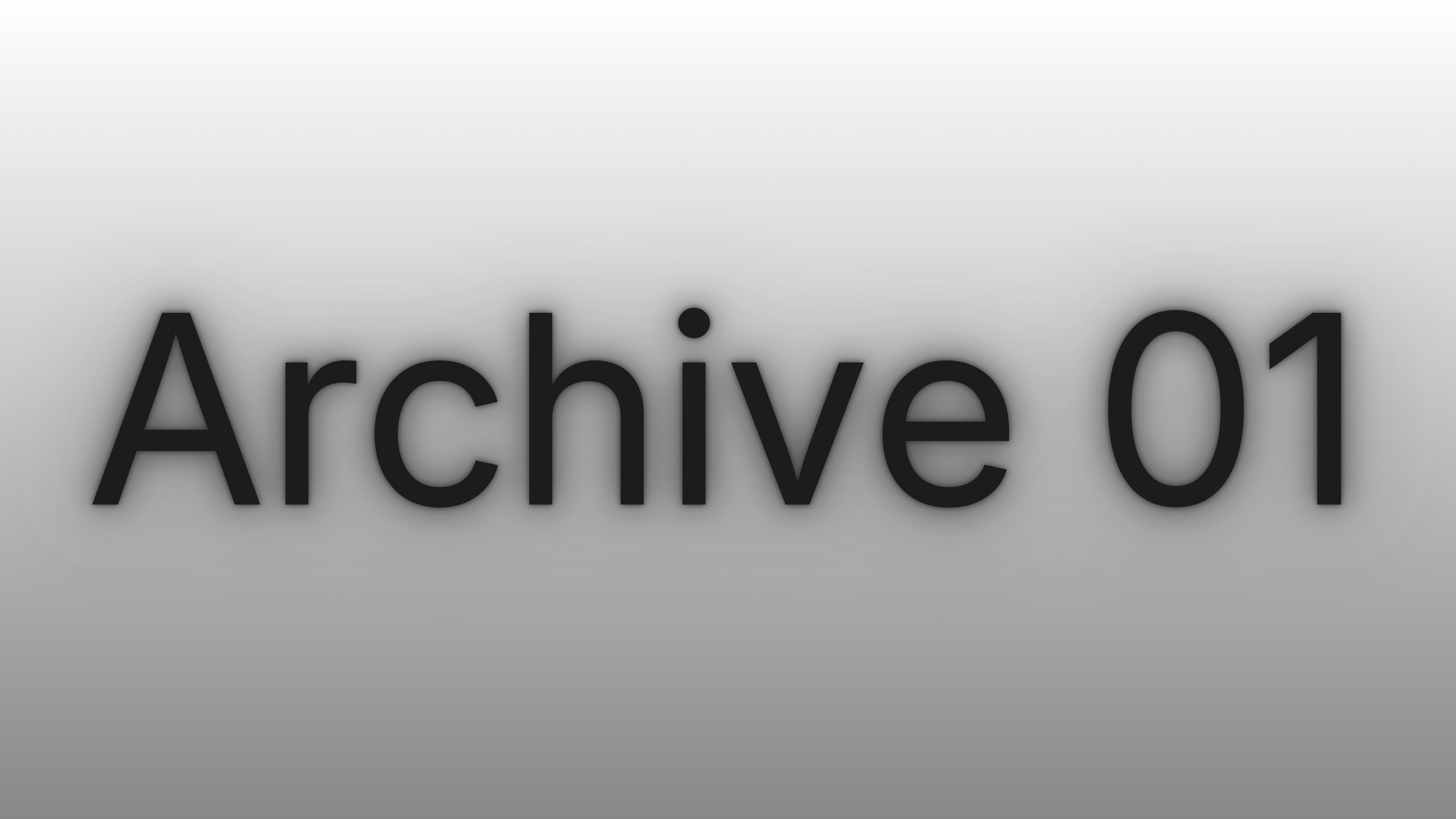 Archive 01